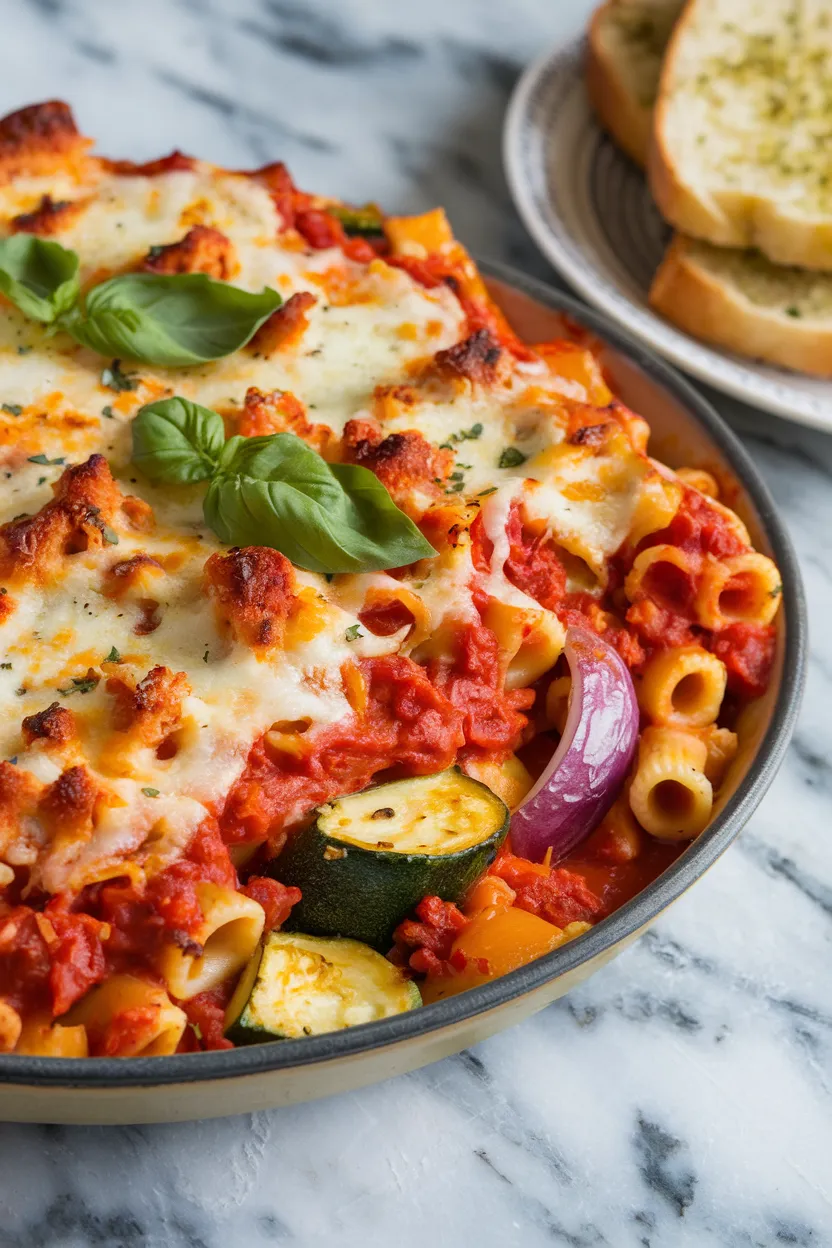 15. Baked Ziti with Roasted Vegetables