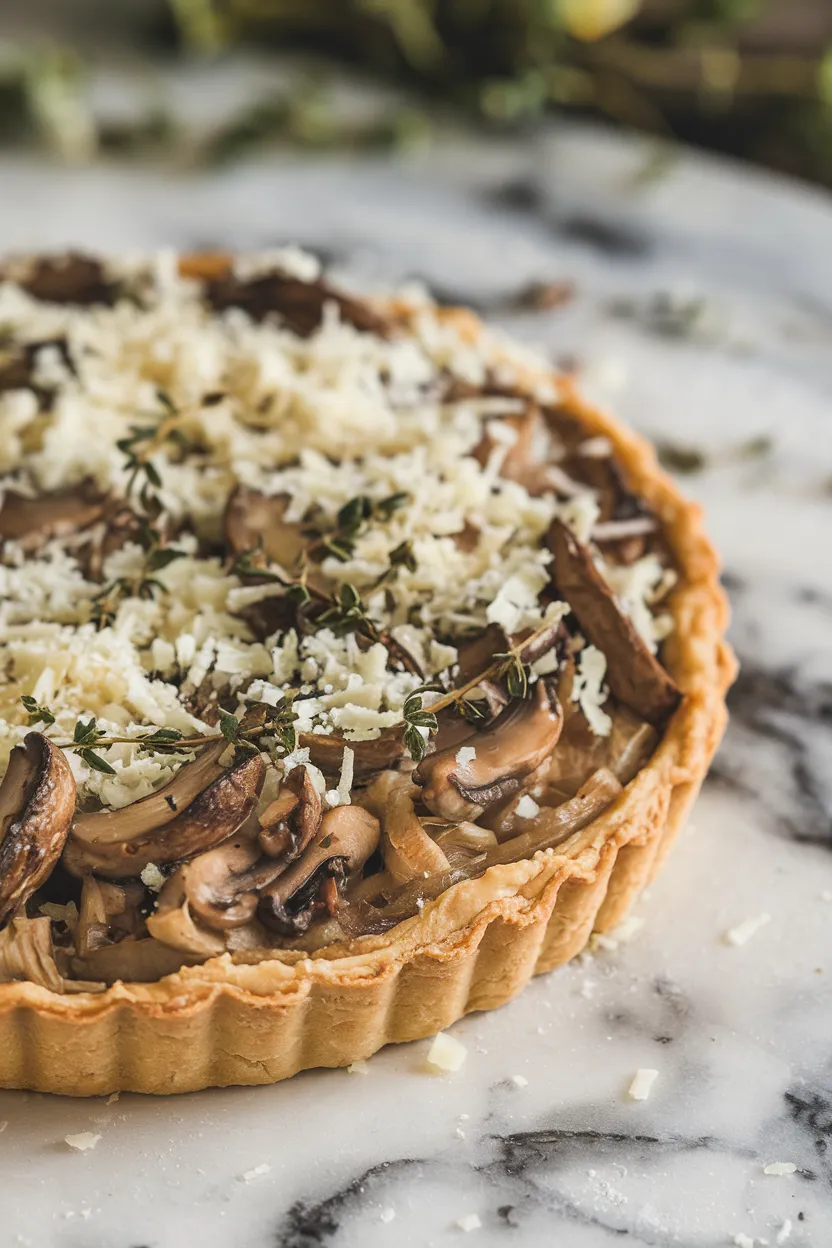 15. Mushroom and Onion Tart