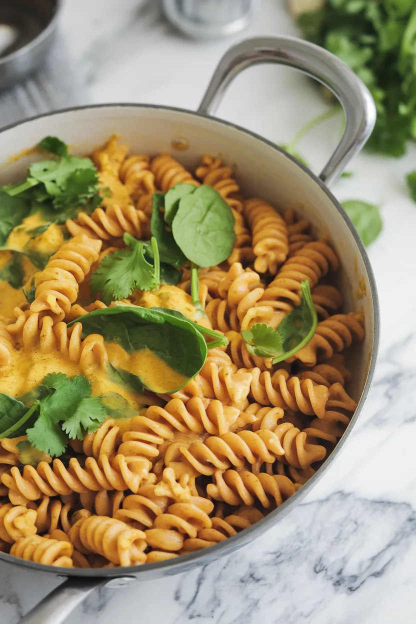 15. Red Lentil Rotini with Turmeric and Coconut