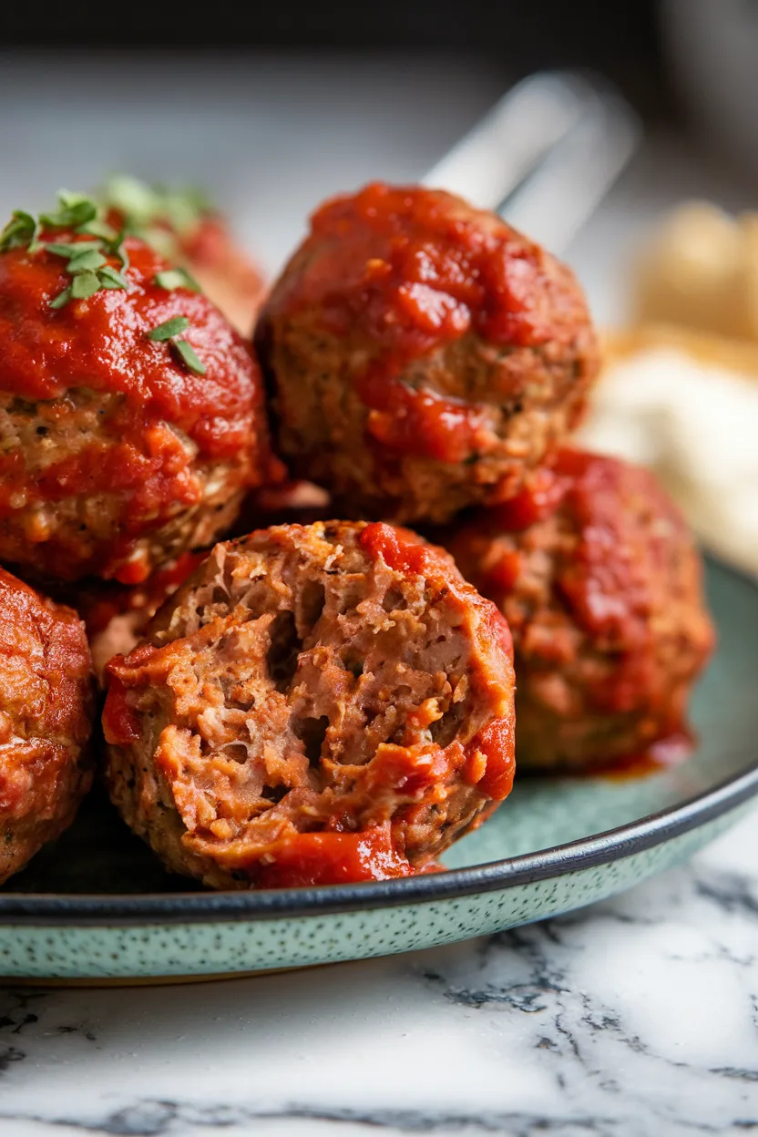 17. Marinara Crockpot Meatballs