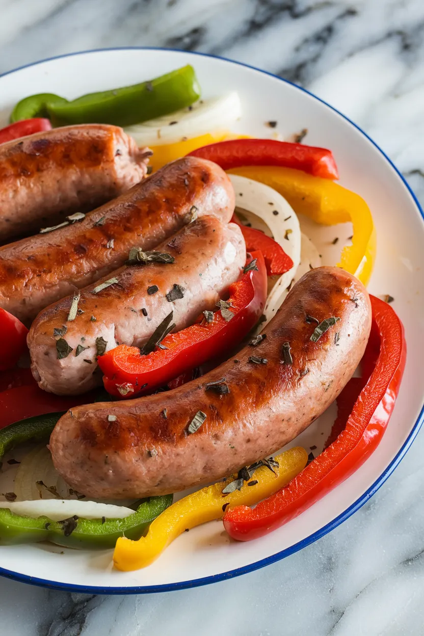 19. One-Pan Sausage and Peppers