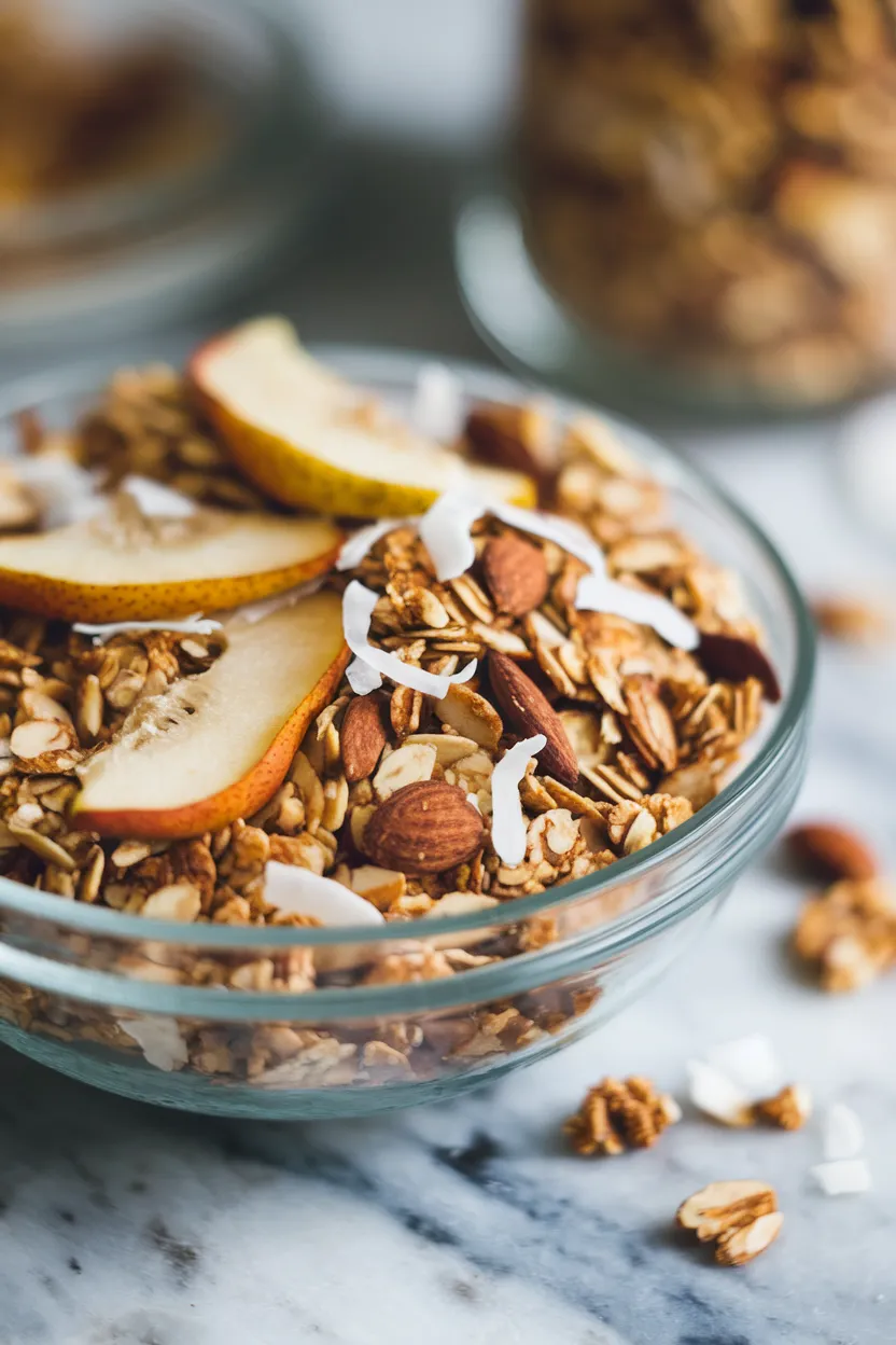 19. Spiced Pear and Almond Granola