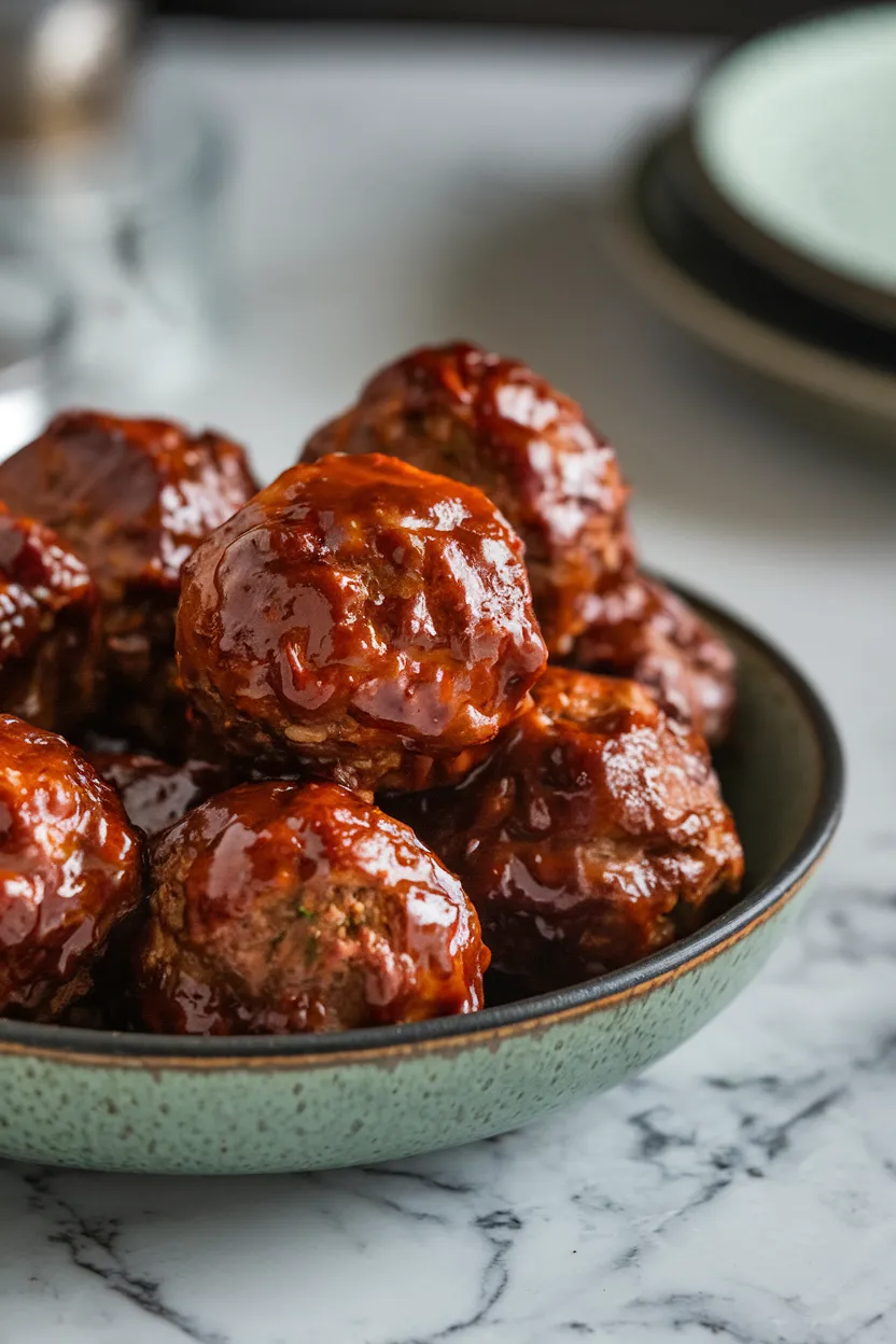 2. BBQ Crockpot Meatballs