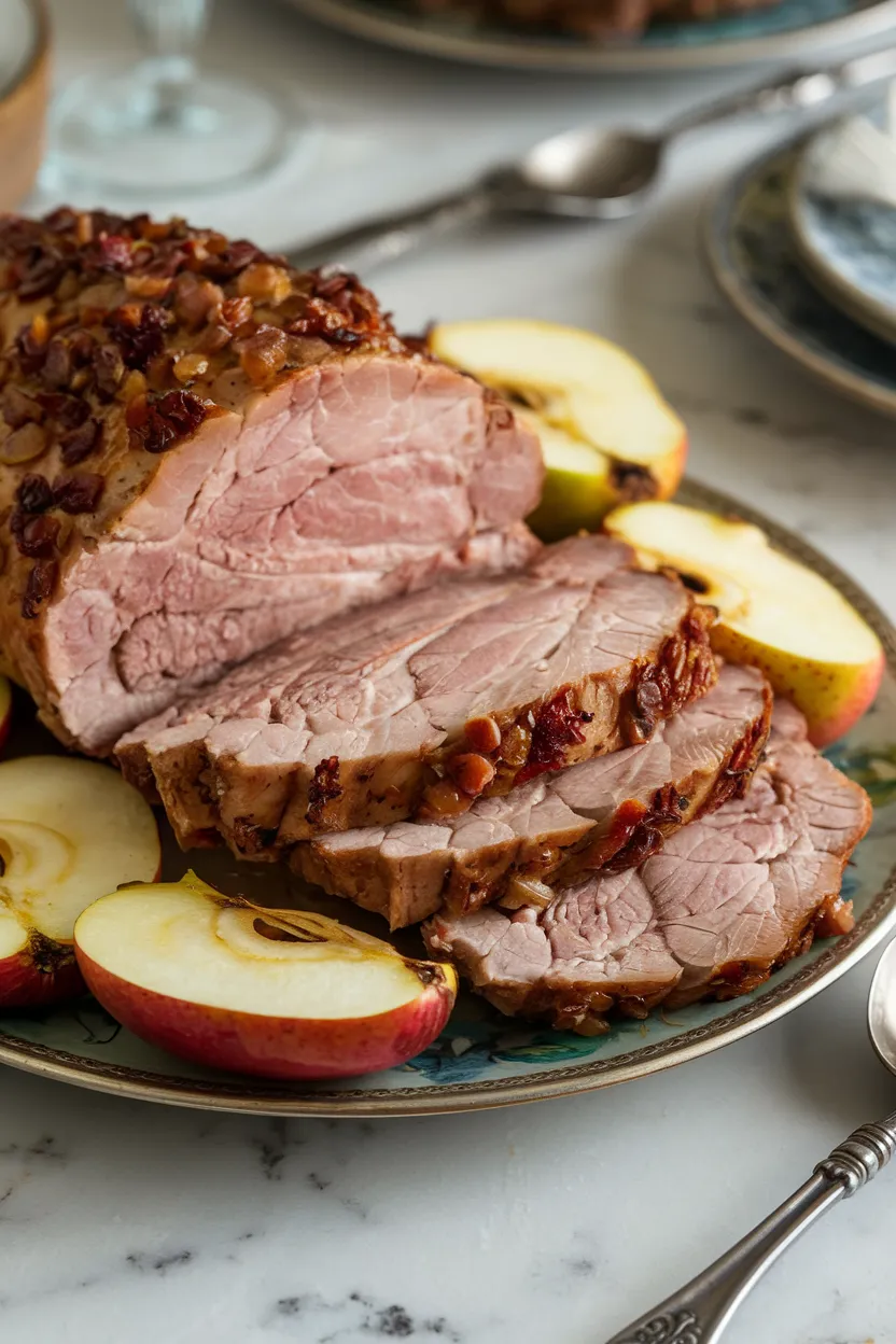 2. Roast Pork Loin with Apples