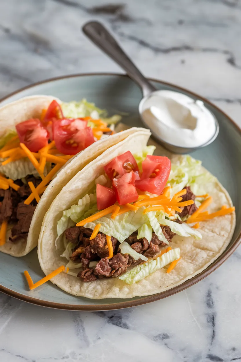 2. Simple Beef Tacos