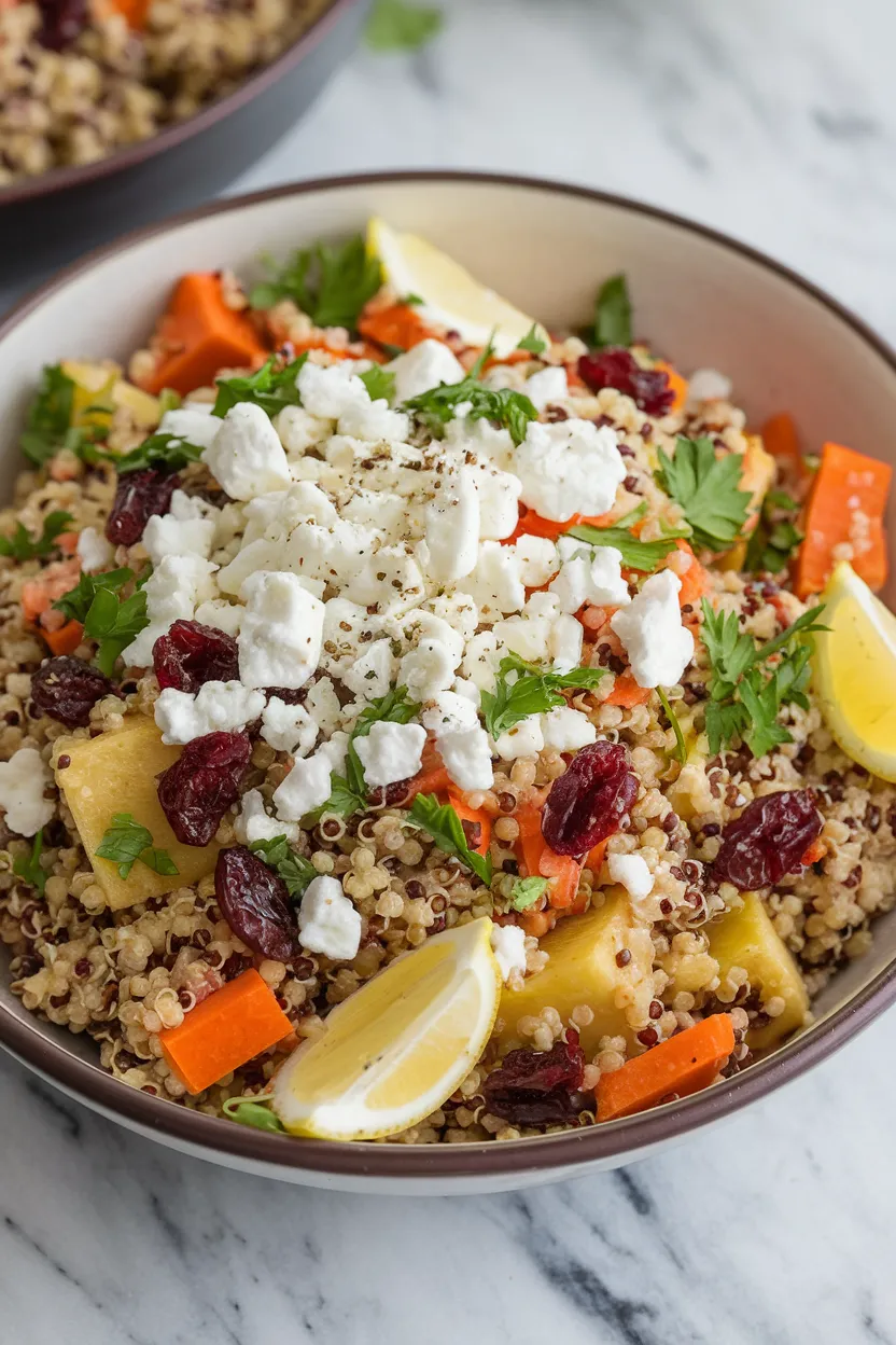 2. Warm Quinoa and Root Vegetable Salad