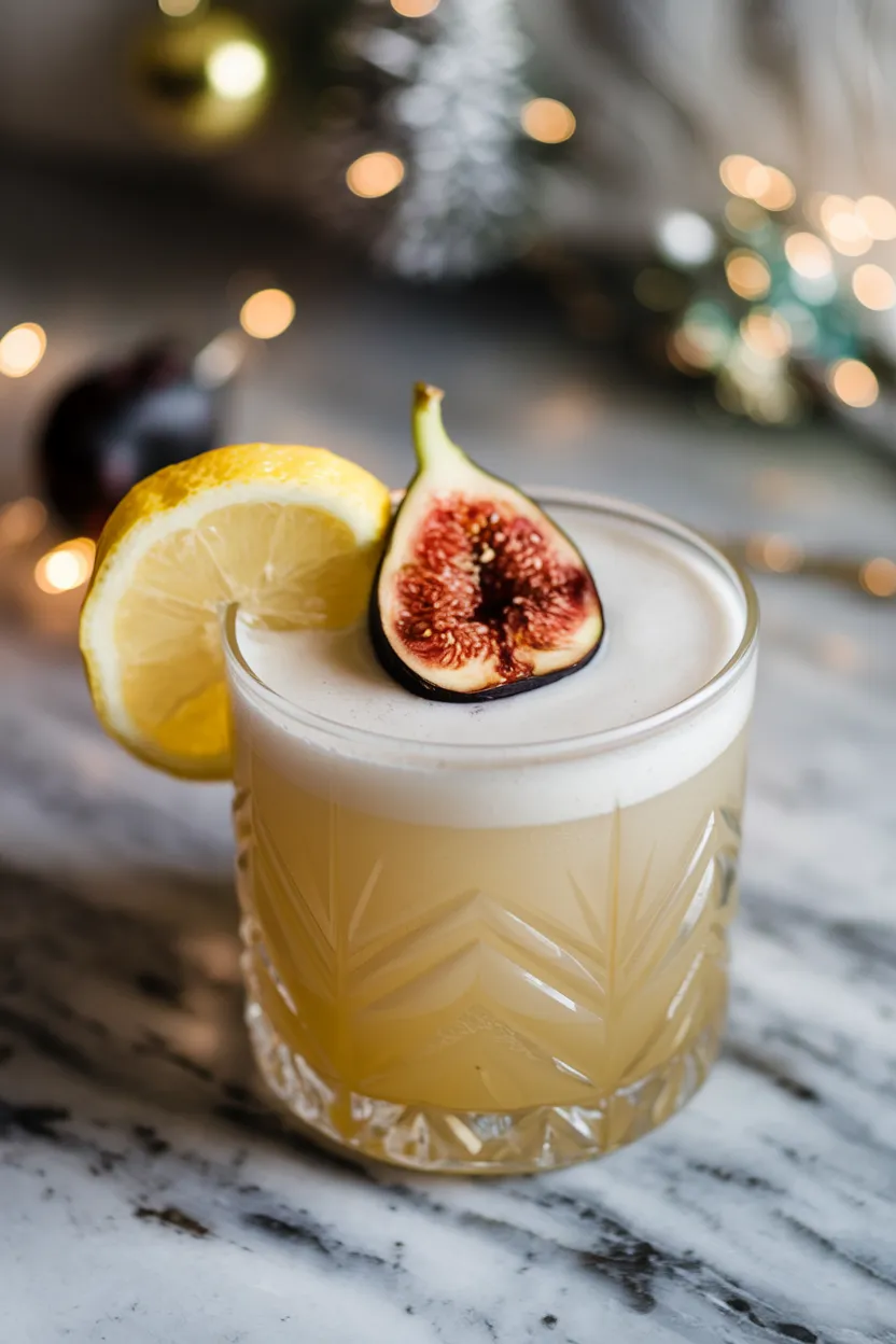 20. Vanilla & Fig Gin Sour