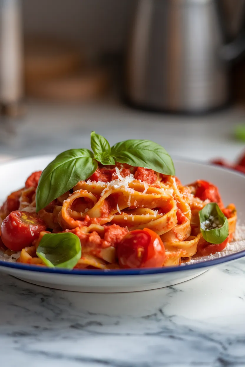 22. Simple Tomato Basil Pasta