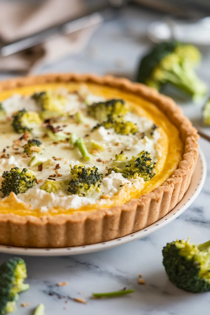 3. Broccoli and Cottage Cheese Quiche