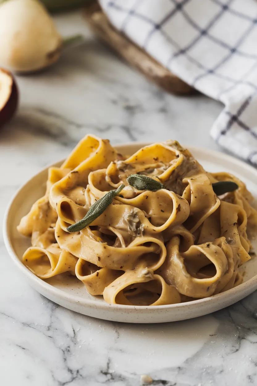 3. Chestnut Pappardelle with Sage Brown Butter