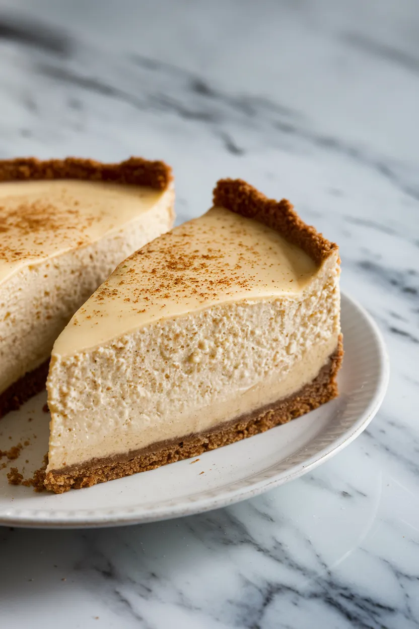 3. Eggnog Cheesecake