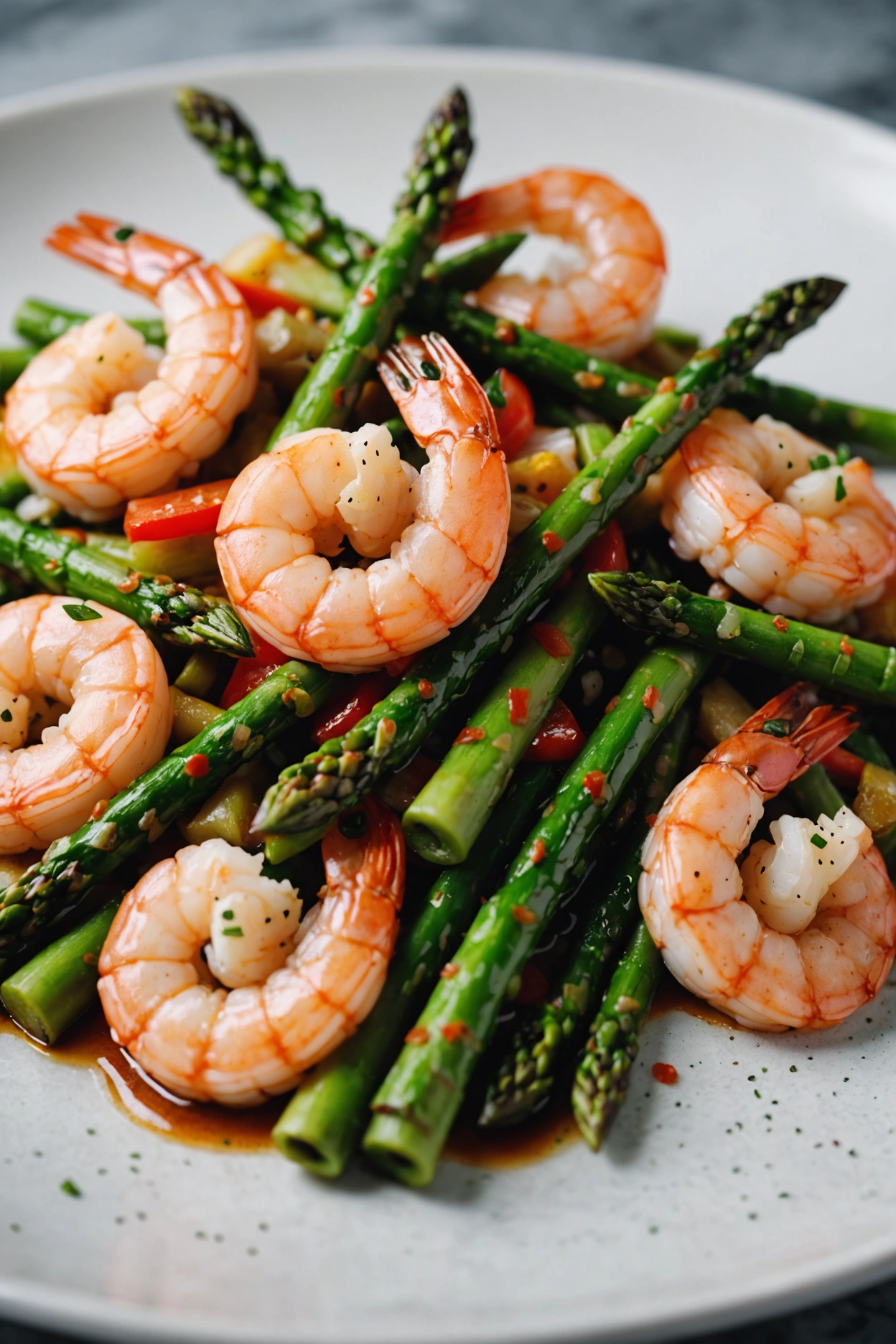 3. Shrimp and Asparagus Stir Fry