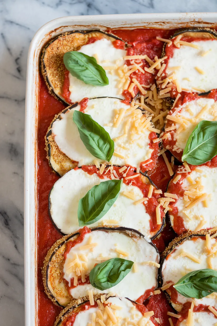 31. Simple Eggplant Parmesan