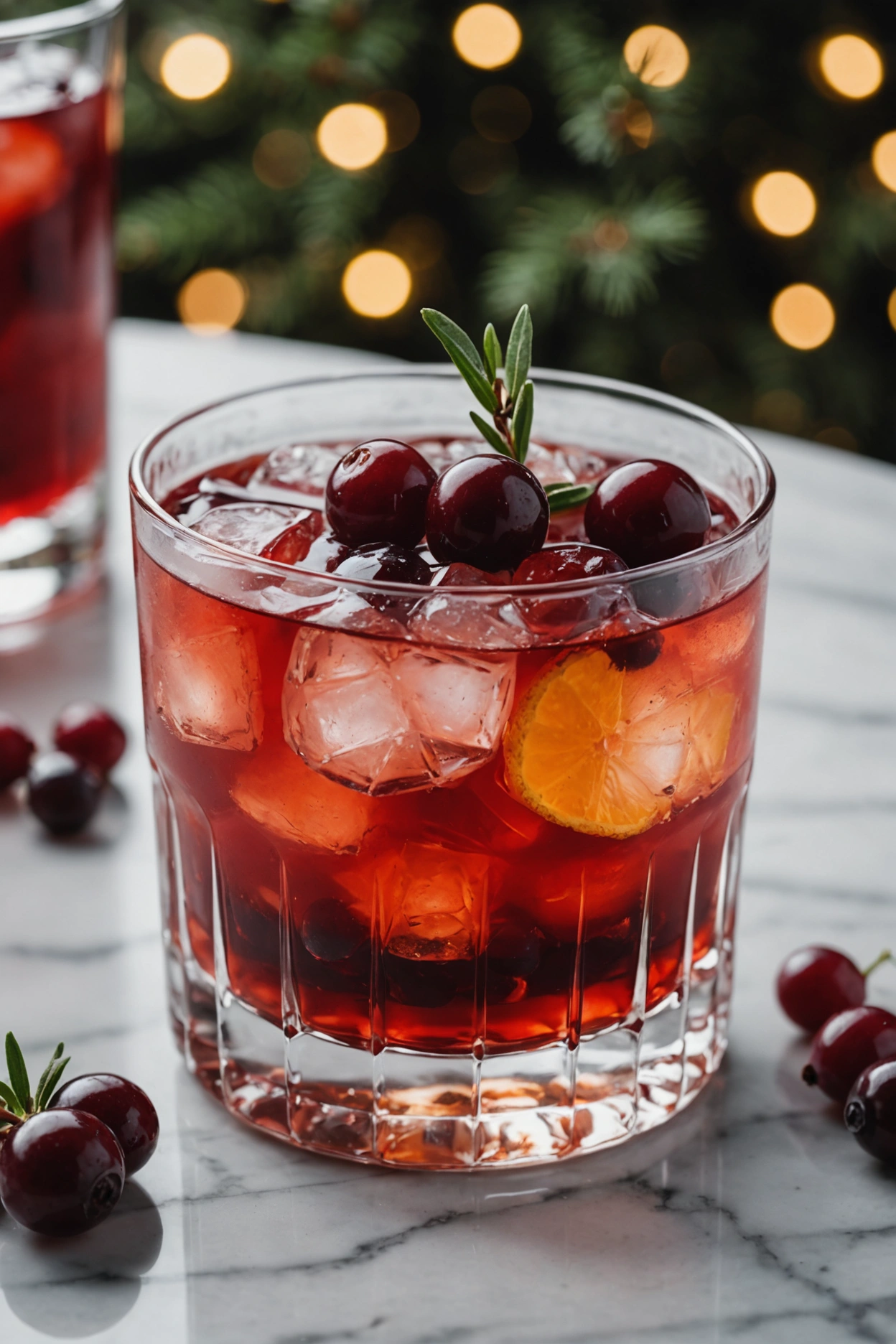 4. Bourbon Cranberry Cocktail