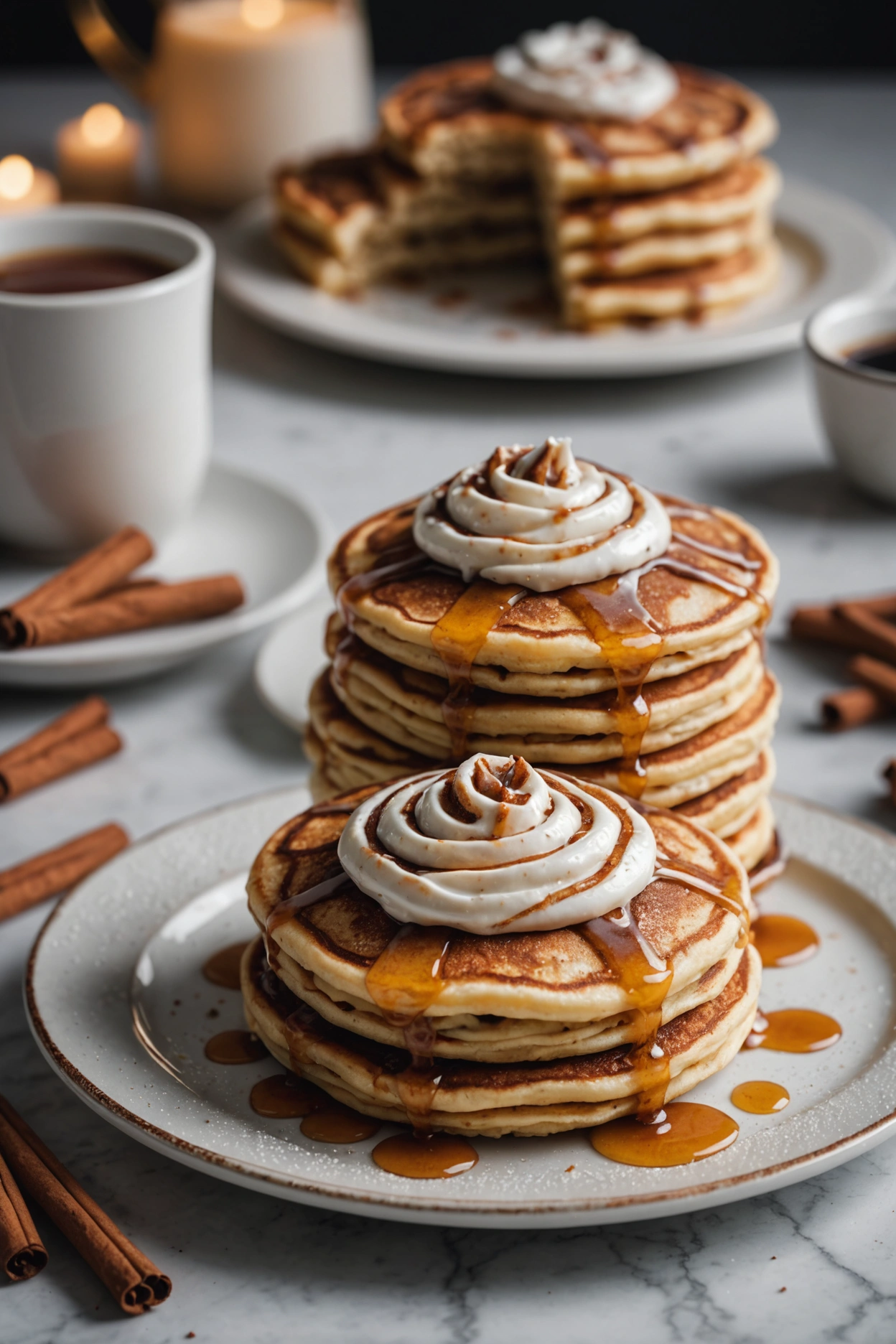 4. Cinnamon Roll Pancakes