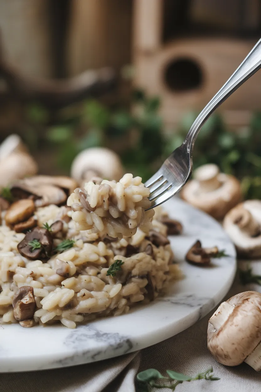 4. Mushroom Risotto