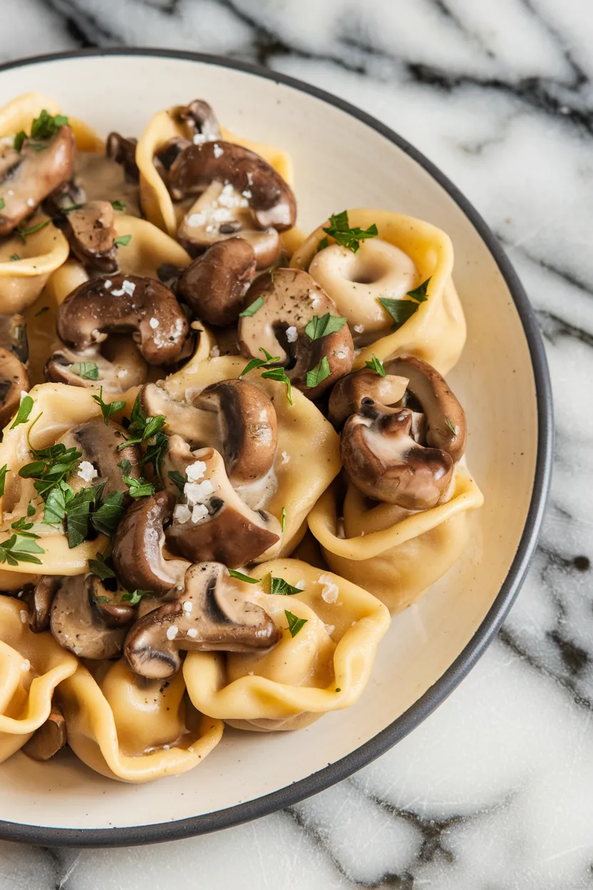 4. Mushroom Tortellini