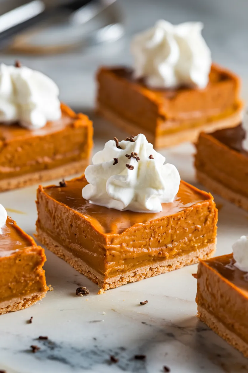 4. Pumpkin Pie Bars