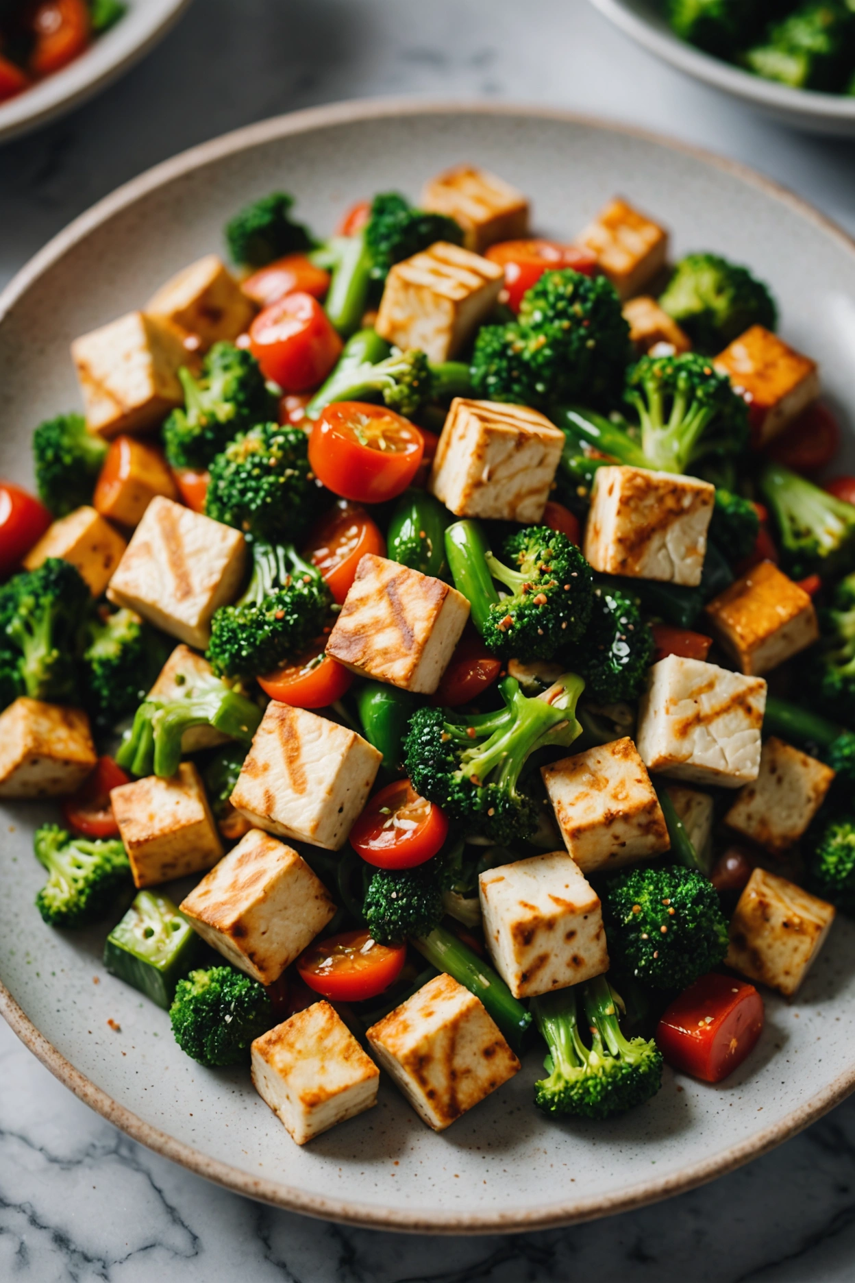 4. Tofu and Vegetable Stir Fry