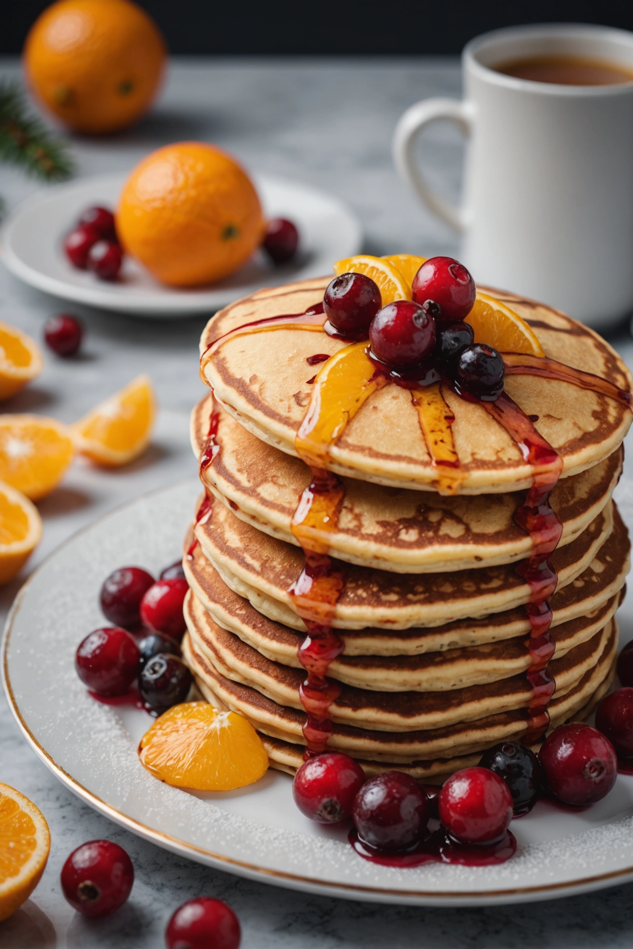 5. Cranberry Orange Pancakes