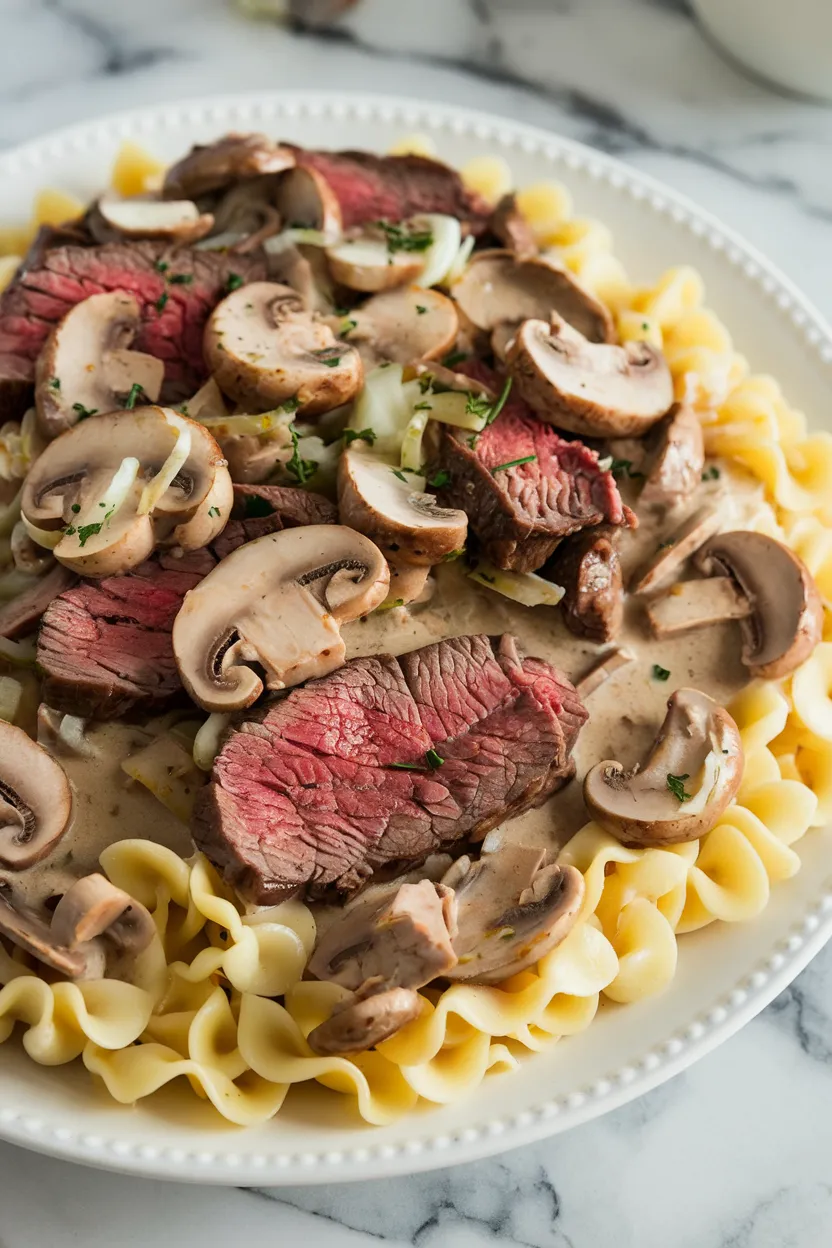 5. Simple Beef Stroganoff