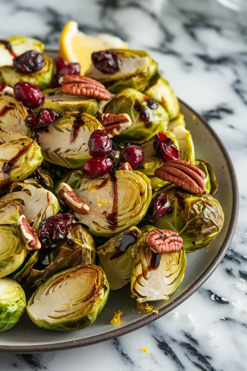 6. Festive Roasted Brussels Sprouts