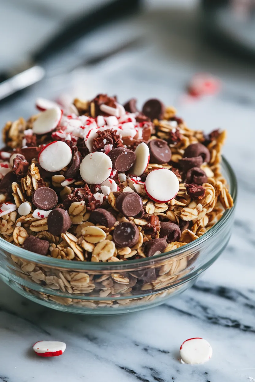 6. Peppermint Chocolate Granola