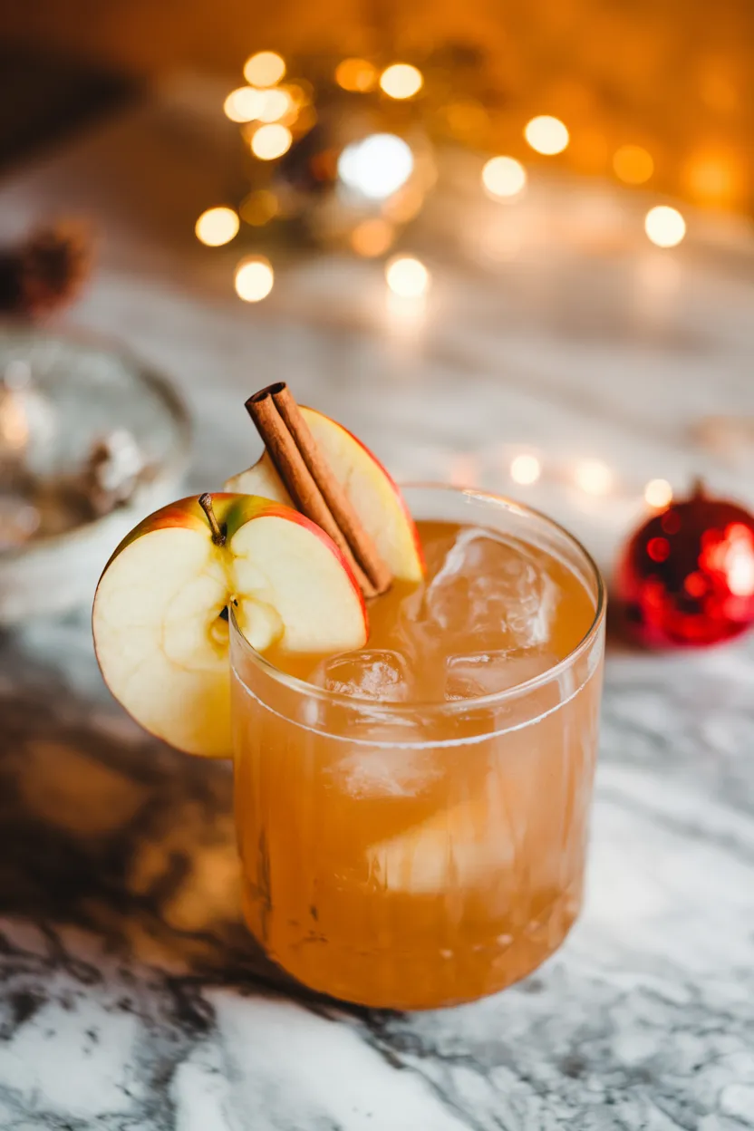 6. Spiced Apple Gin Fizz