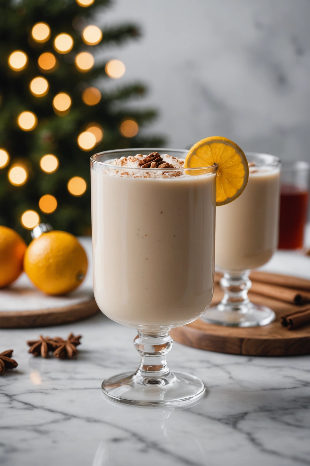 6. Spiced Bourbon Milk Punch