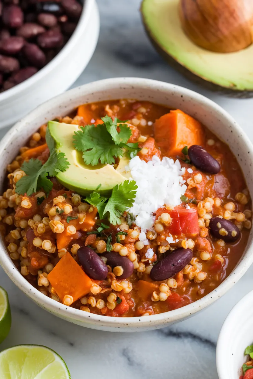 6. Sweet Potato and Quinoa Chili