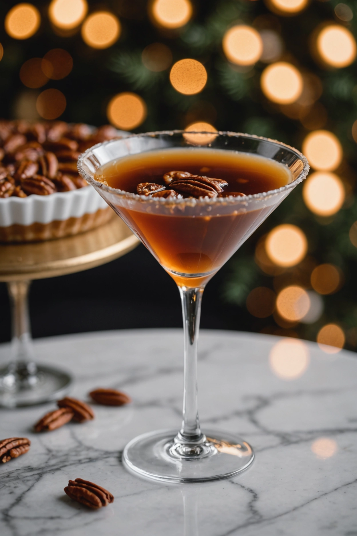 7. Bourbon Pecan Pie Martini