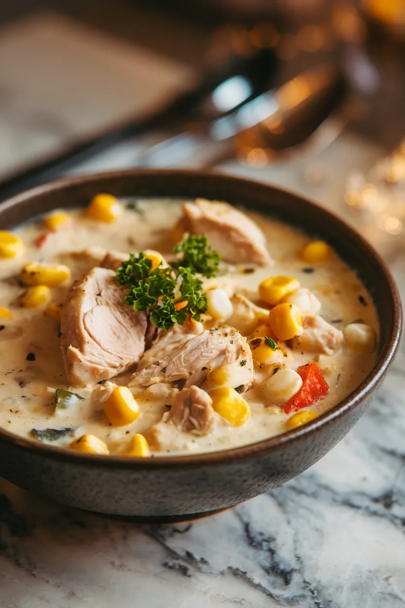 7. Chicken and Corn Chowder