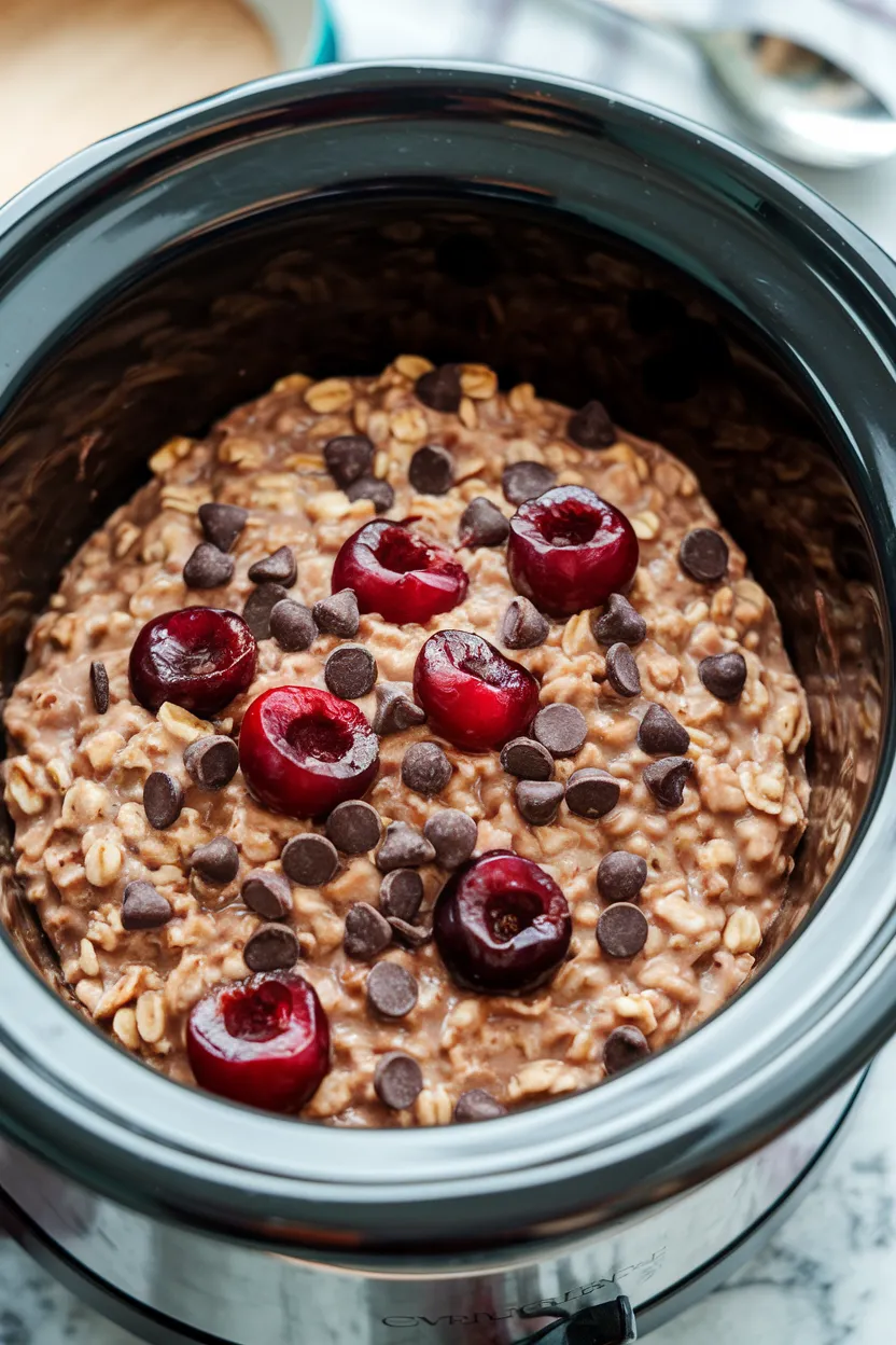 7. Chocolate Cherry Oatmeal