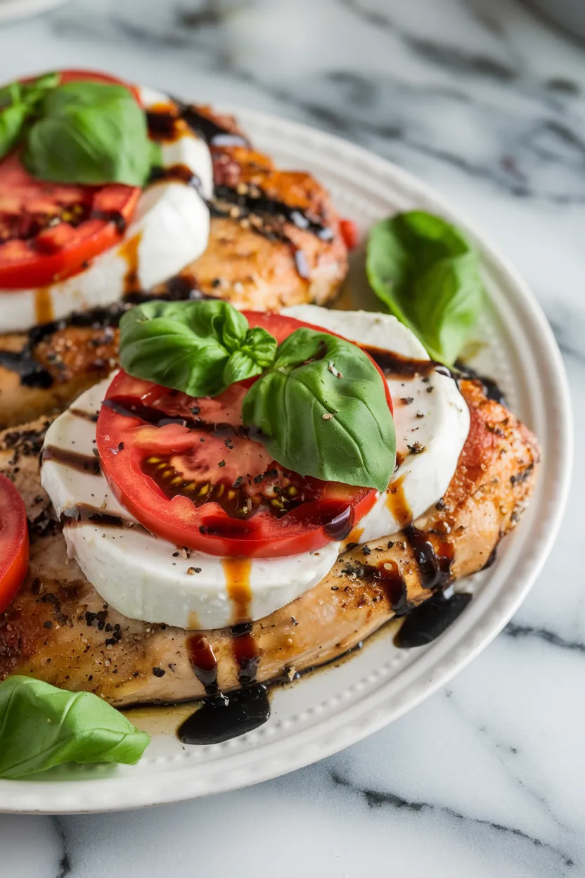 7. Easy Caprese Chicken