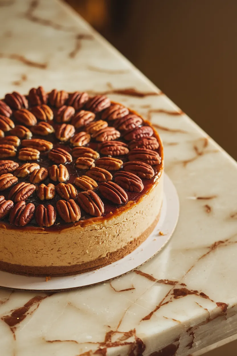 7. Pecan Pie Cheesecake