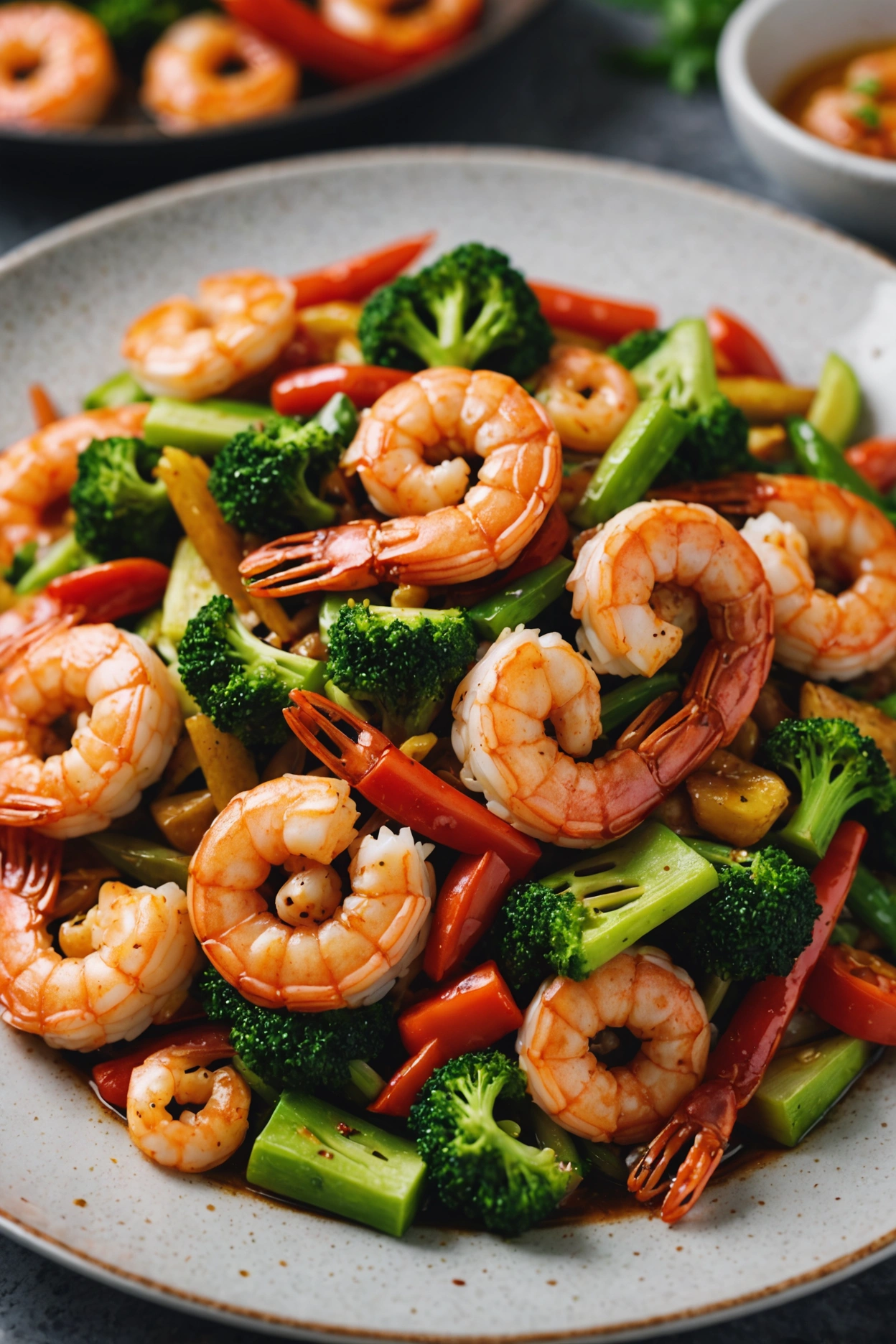 7. Spicy Szechuan Shrimp Stir Fry