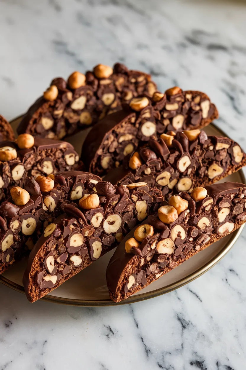 8. Chocolate Hazelnut Biscotti