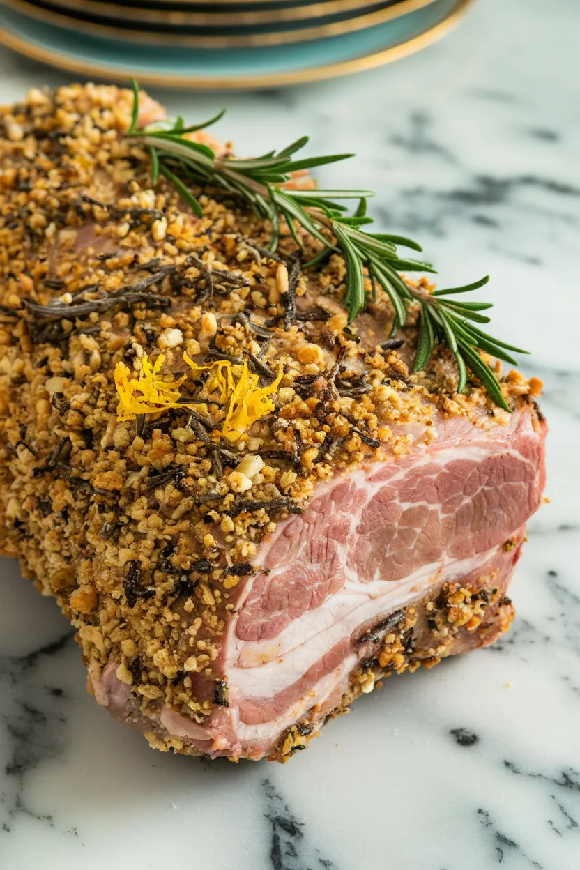 8. Herb-Crusted Pork Rib Roast