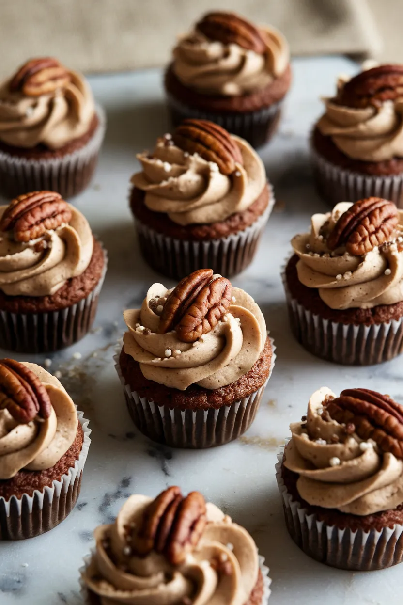 8. Maple Pecan Cupcakes