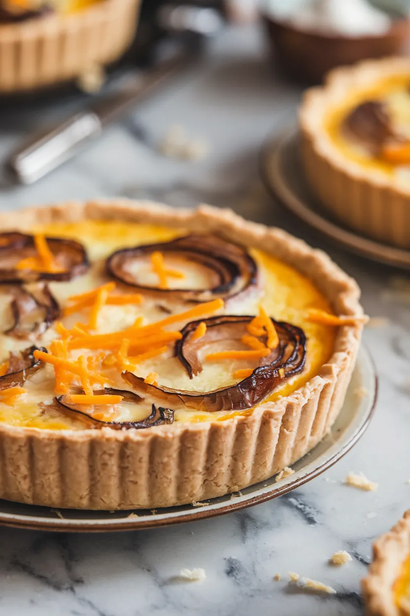 8. Onion and Cottage Cheese Quiche