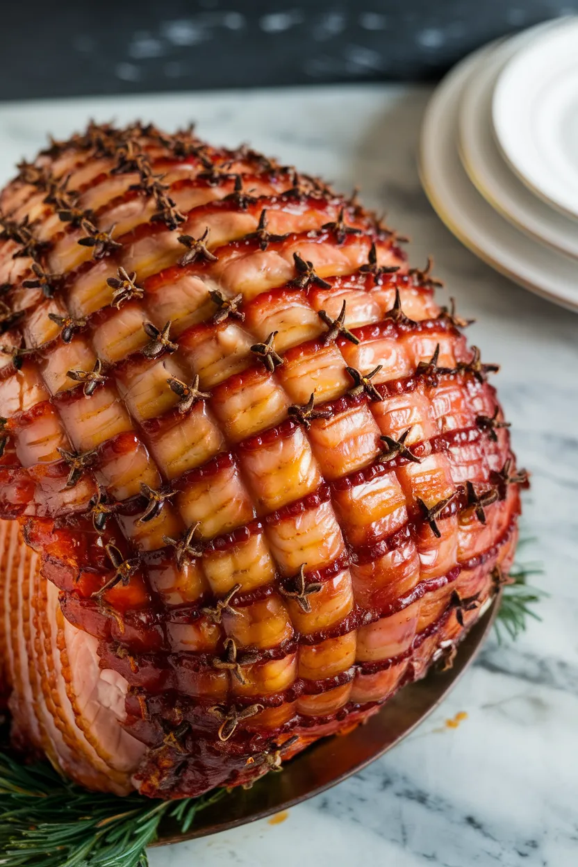 9. Bourbon-Glazed Holiday Ham