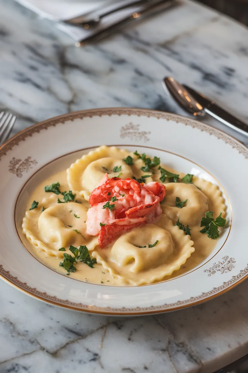 9. Christmas Eve Lobster Ravioli