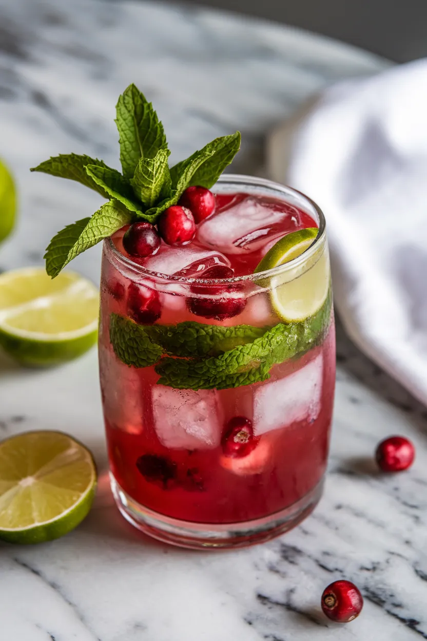 9. Cranberry Mojito