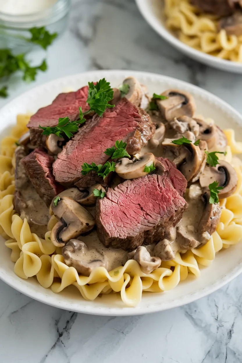 9. Easy Beef Stroganoff