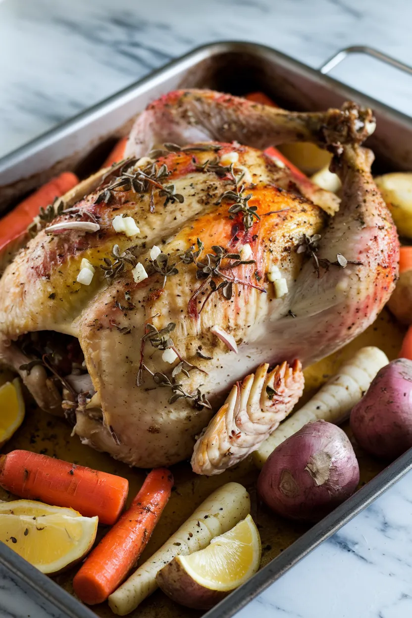 9. Roast Chicken with Root Vegetables