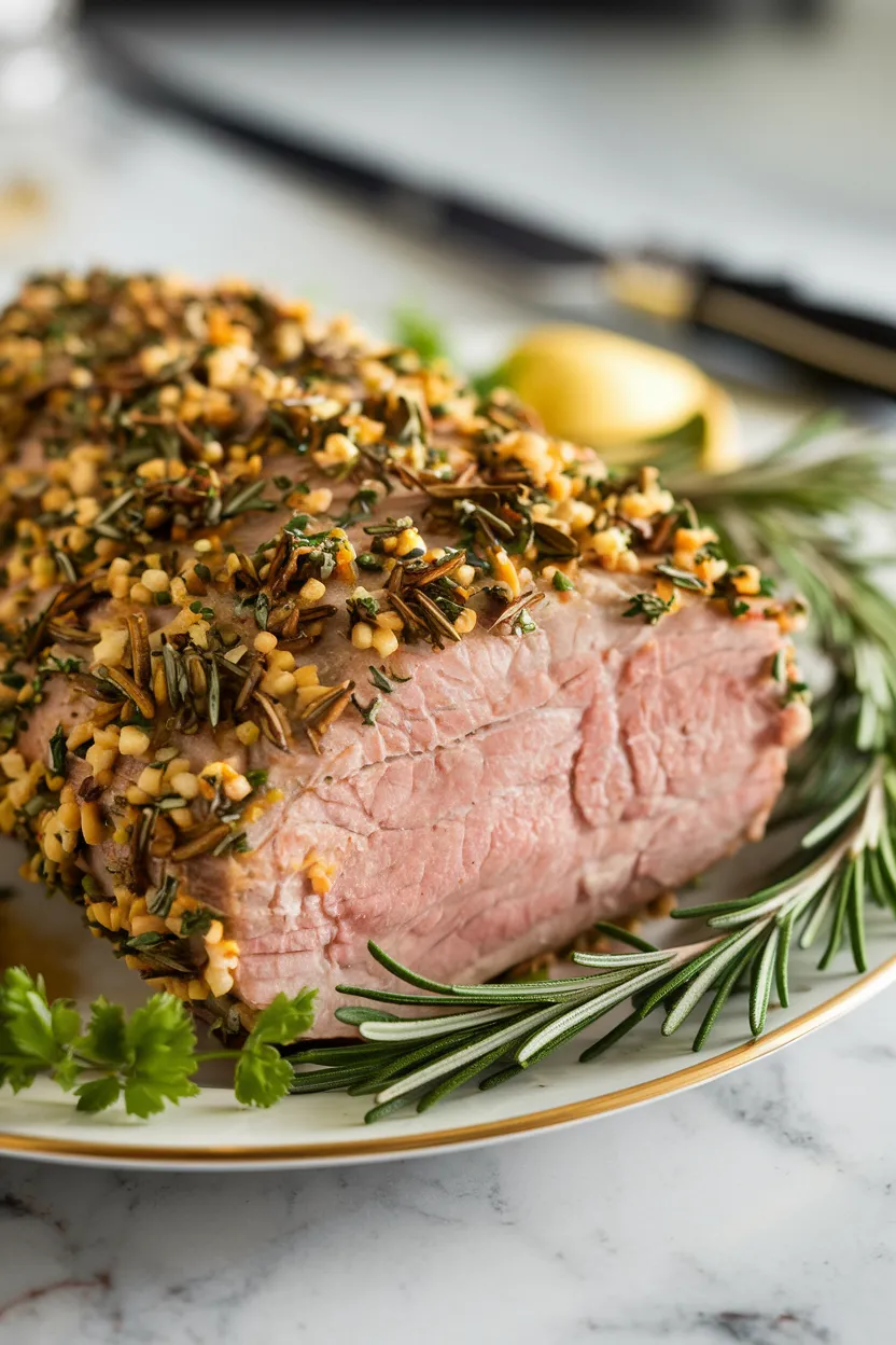 1. Classic New Year's Herb-Crusted Pork Tenderloin