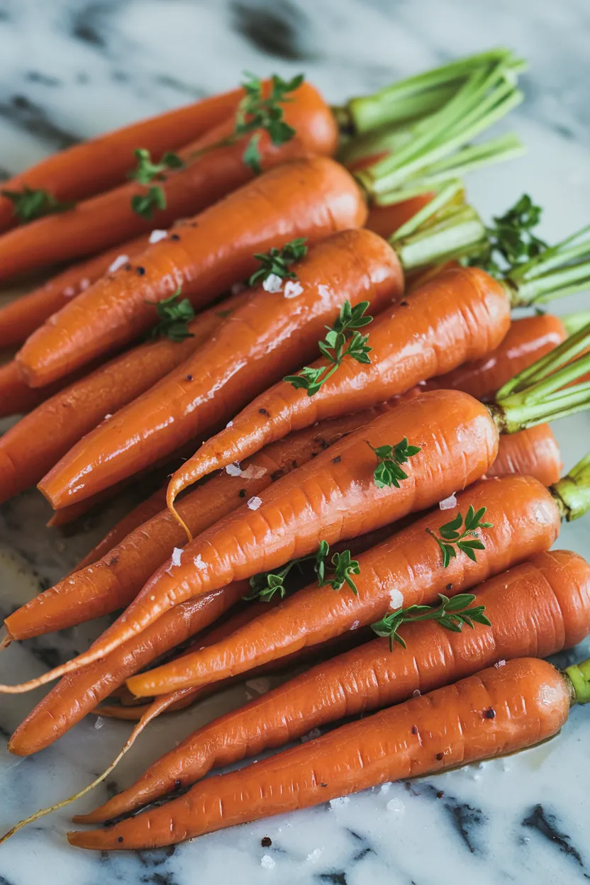 1. Honey-Glazed Christmas Carrots