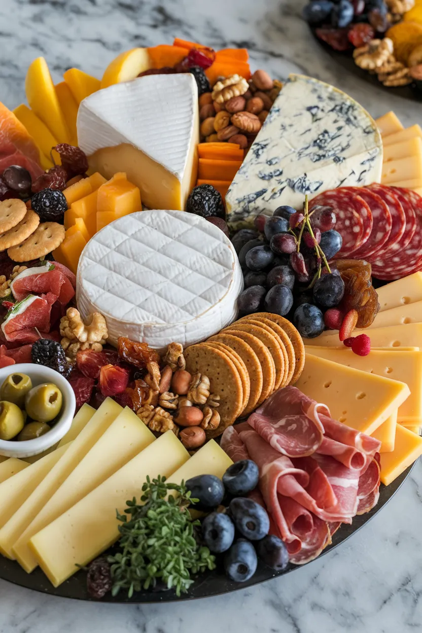 1. New Year’s Eve Cheese Platter