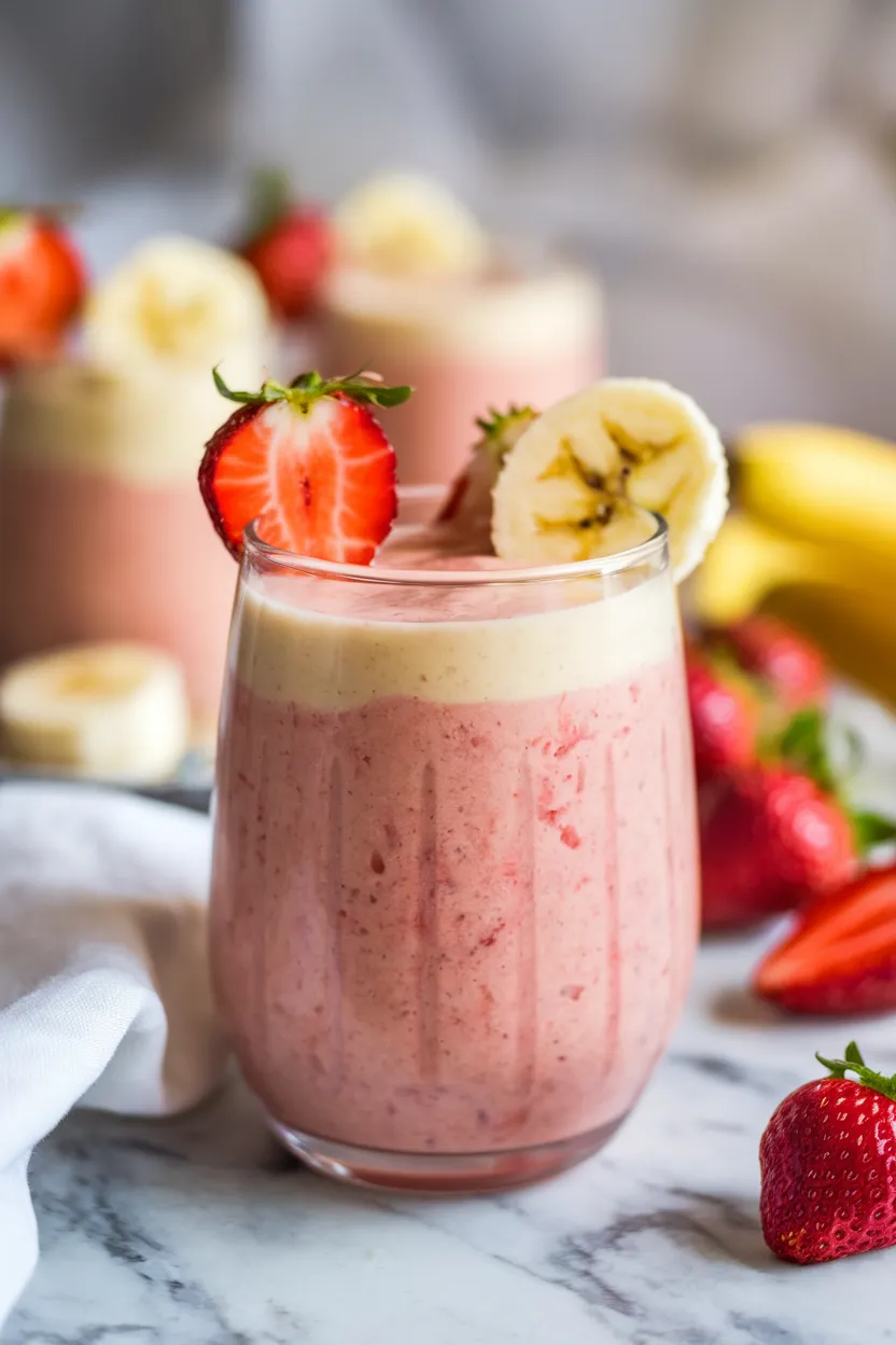 1. Strawberry Banana Smoothie