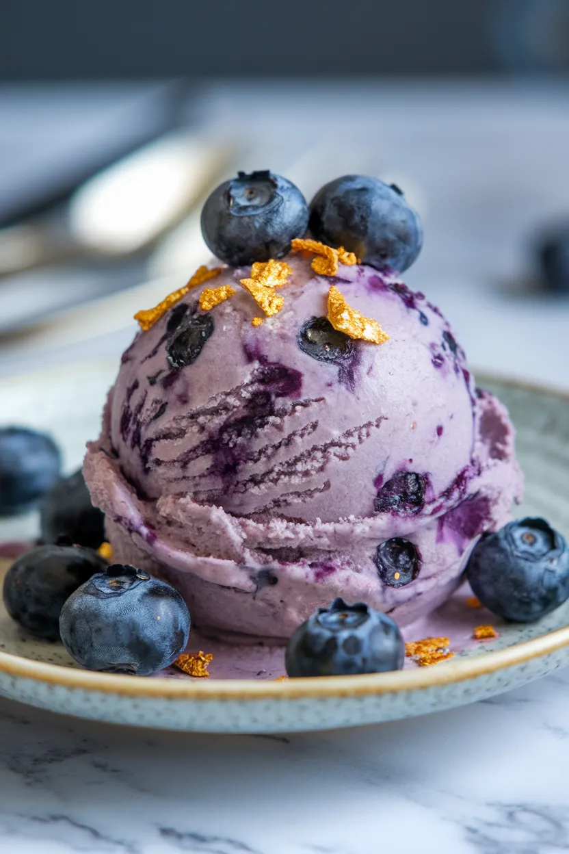 10. Blueberry Protein Ice Cream